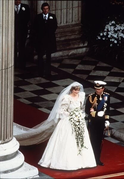 The Wedding of Prince Charles and Lady Diana Spencer on 29th July 1981
