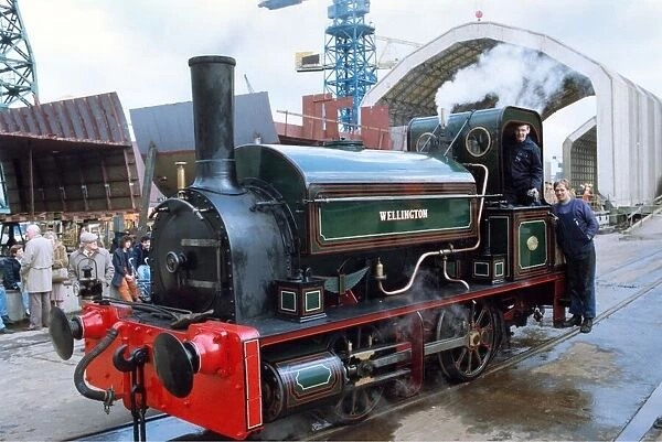 The Wellington steam engine on 5th March 1991