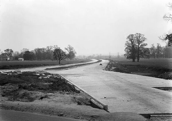 Western Avenue under construction Hillingdon Circa 1934