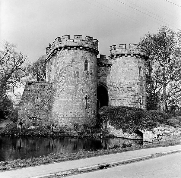 Whittington Castle, Shropshire, which Mrs Lena Jones rents for 10s a week