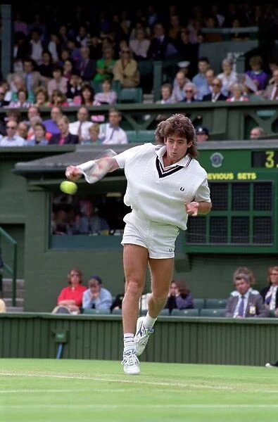 Wimbledon Tennis Championships. Kelly Evernden in action. June 1991 91-4117-163