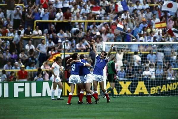 World Cup 1982 Group 4 France 1 Czechoslovakia 1 Didier Six