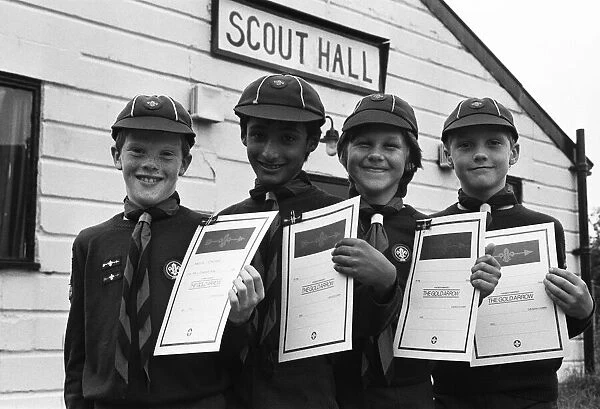 Worth their weight in gold... Crosland moor cubs from left Warwick Litherland