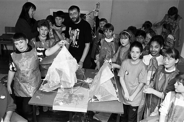 Youngsters from schools throughout Kirklees, pictured here making lanterns