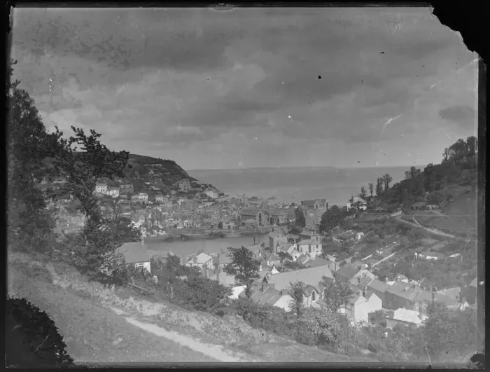 Framed Print : Looe Print: A View from West Looe Downs Framed Print : Looe Print: A View from West Looe Downs