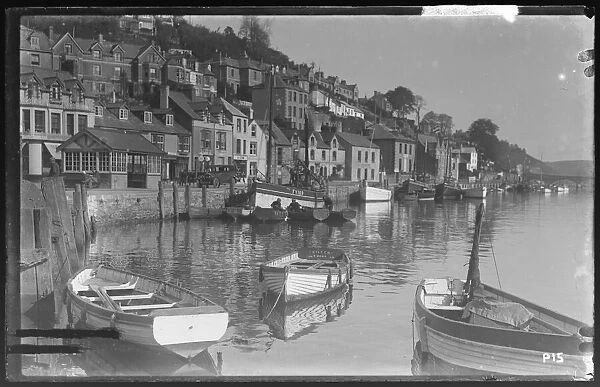 West Looe Quay Road with ferry boats