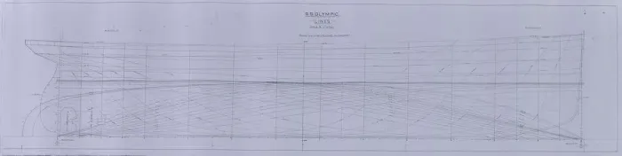 Framed Print : RMS Olympic Print: Sheer Plan and Half-Breadth Plans, 902.5 ft x 92 ft Framed Print : RMS Olympic Print: Sheer Plan and Half-Breadth Plans, 902.5 ft x 92 ft