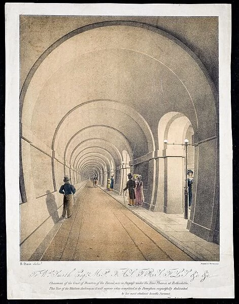 The western archway of the Thames Tunnel