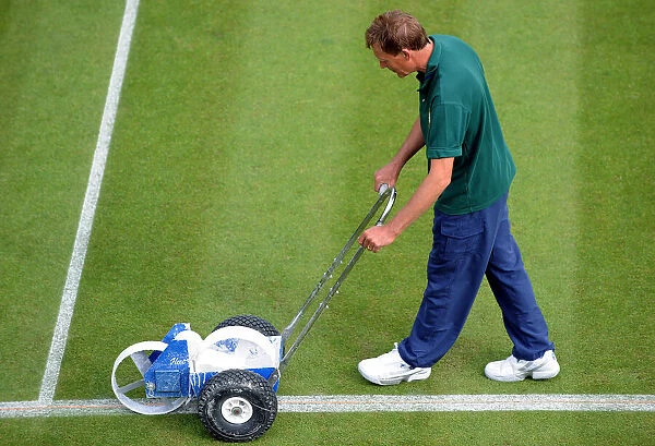 Marking Out The Court