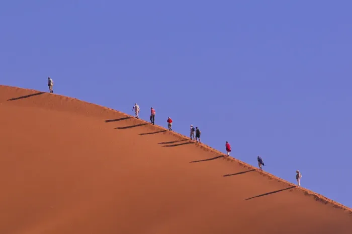 Framed Print : Sossusvlei Sand Dune Hike Print Framed Print : Sossusvlei Sand Dune Hike Print