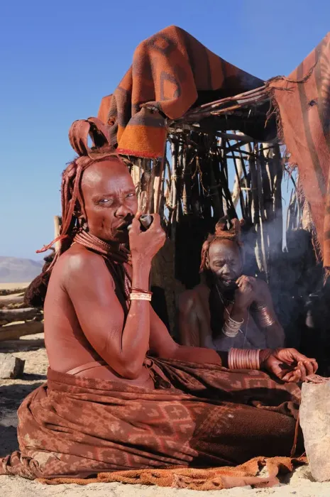 Framed Print : Himba Women Print, Namibia