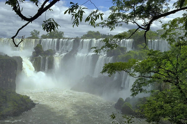Uguazu. Cataratas del Iguazu, Iguazu Waterfalls, Puerto Iguazu, Misiones, Argentina