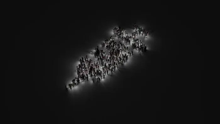 Framed Print : 3D Rendering Crowd Print with Injection Symbol Framed Print : 3D Rendering Crowd Print with Injection Symbol