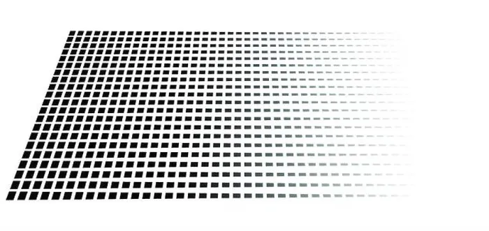 Framed Print : 3D Segmented Dashed Lines Geometric Pattern Print