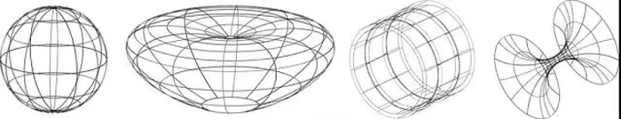 Framed Print : Four 3D Wireframe Surface Print Framed Print : Four 3D Wireframe Surface Print
