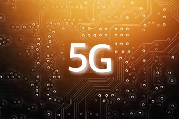 Framed Print : 5G Mobile Chip Print on Computer Board Background Framed Print : 5G Mobile Chip Print on Computer Board Background