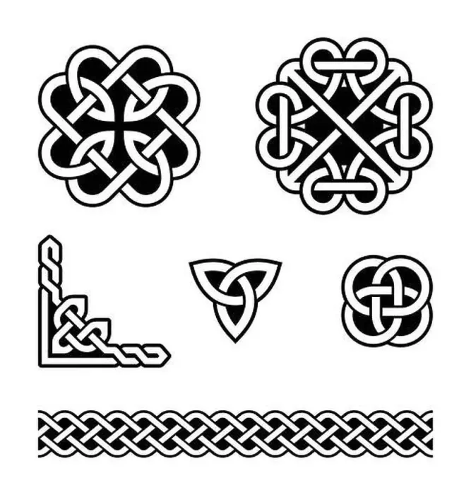 Framed Print : Celtic Knots Print in Black and White Framed Print : Celtic Knots Print in Black and White