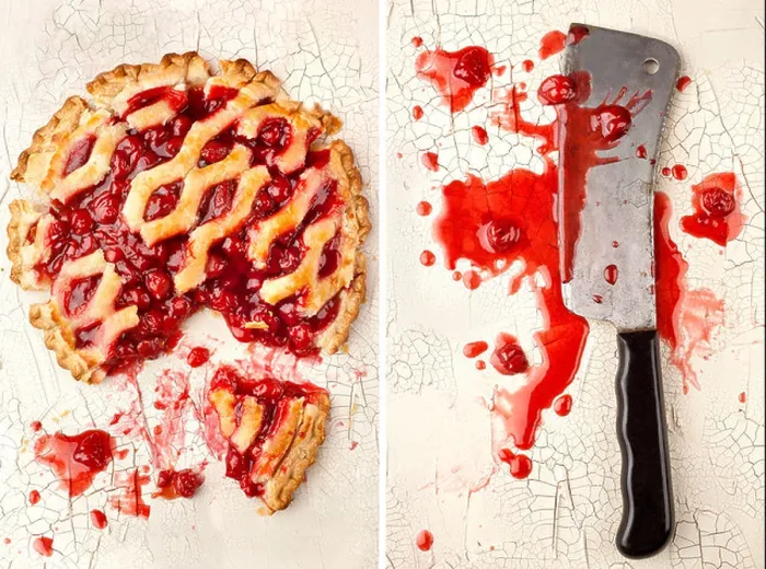 Framed Print : Cherry Pie Print - Clever Cherry Pie Murdered Framed Print : Cherry Pie Print - Clever Cherry Pie Murdered