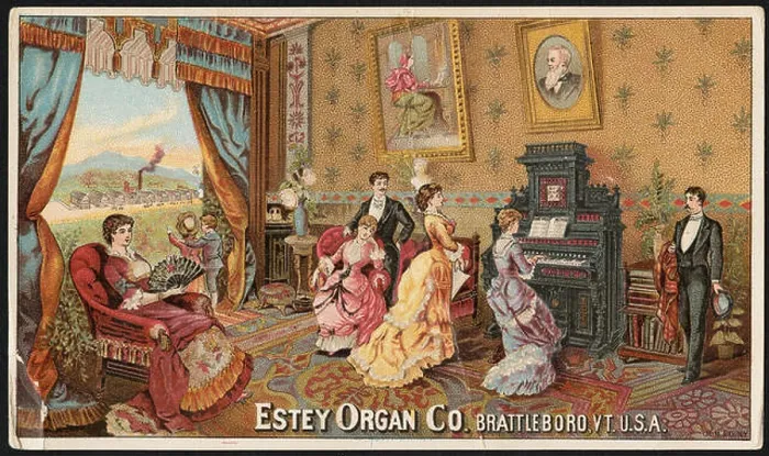 Framed Print : Estey Organ Print Framed Print : Estey Organ Print