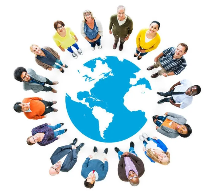 Framed Print : Multiethnic People Print Framed Print : Multiethnic People Print