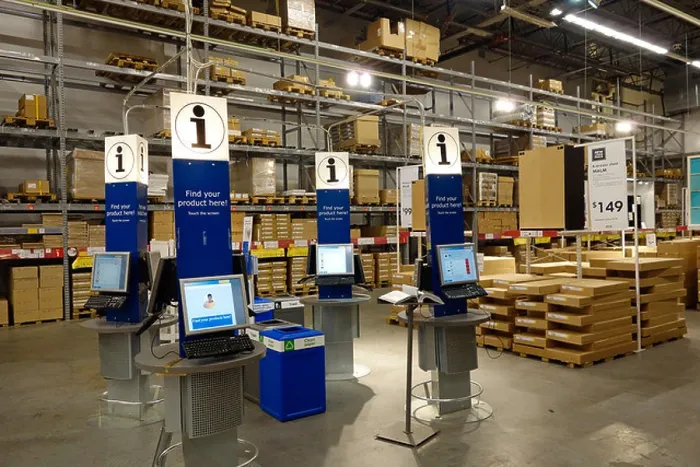 Framed Print : IKEA Store Warehouse Print Framed Print : IKEA Store Warehouse Print