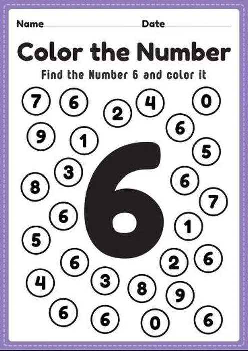 Framed Print : Printable Missing Numbers Worksheet for Preschool Kids Framed Print : Printable Missing Numbers Worksheet for Preschool Kids