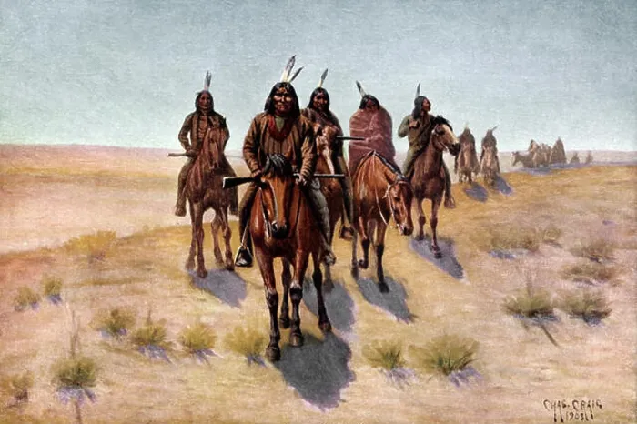 Framed Print : Native American Apache Men on Horseback Print Framed Print : Native American Apache Men on Horseback Print
