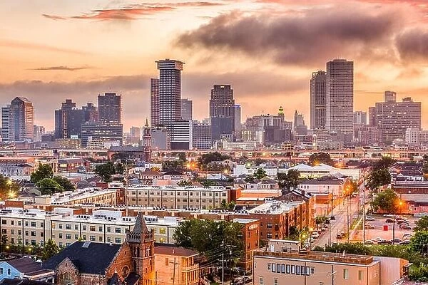 New Orleans, Louisiana, USA downtown skyline