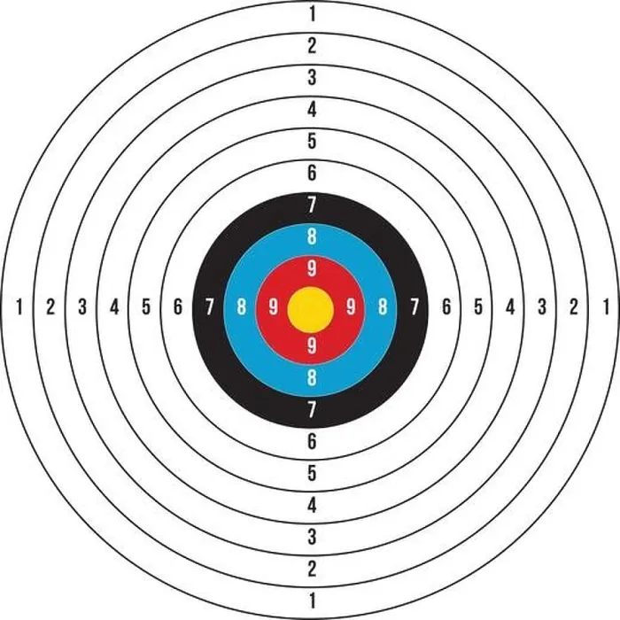 Framed Print : Olympic Shooting Archery Target Print Framed Print : Olympic Shooting Archery Target Print