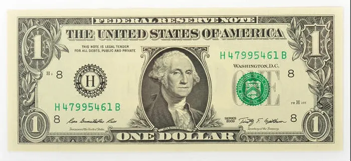 Framed Print : One-U.S. Dollar Bill Print Front Side Framed Print : One-U.S. Dollar Bill Print Front Side