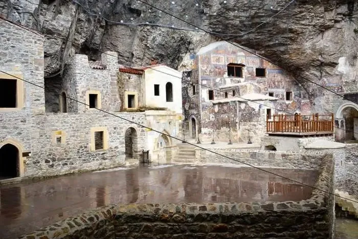 Framed Print : Sumela Monastery Cliffside Print Framed Print : Sumela Monastery Cliffside Print