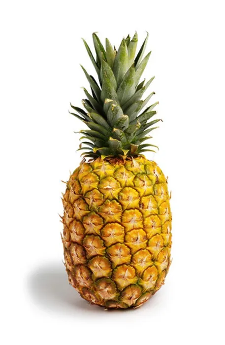 Framed Print : Pineapple Print - Fresh Fruit on a White Background Framed Print : Pineapple Print - Fresh Fruit on a White Background