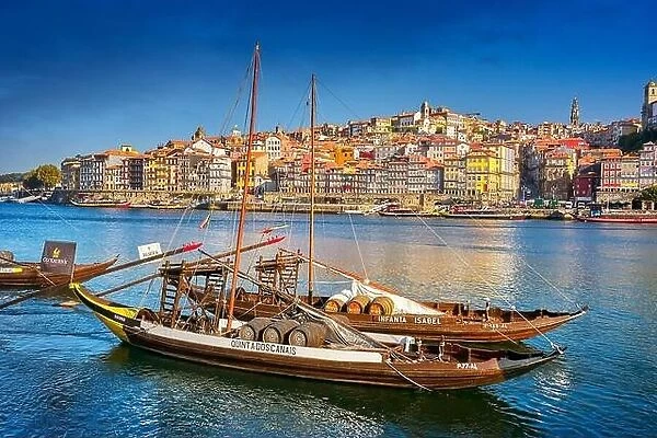 Rabelo Boats, Porto, Portugal