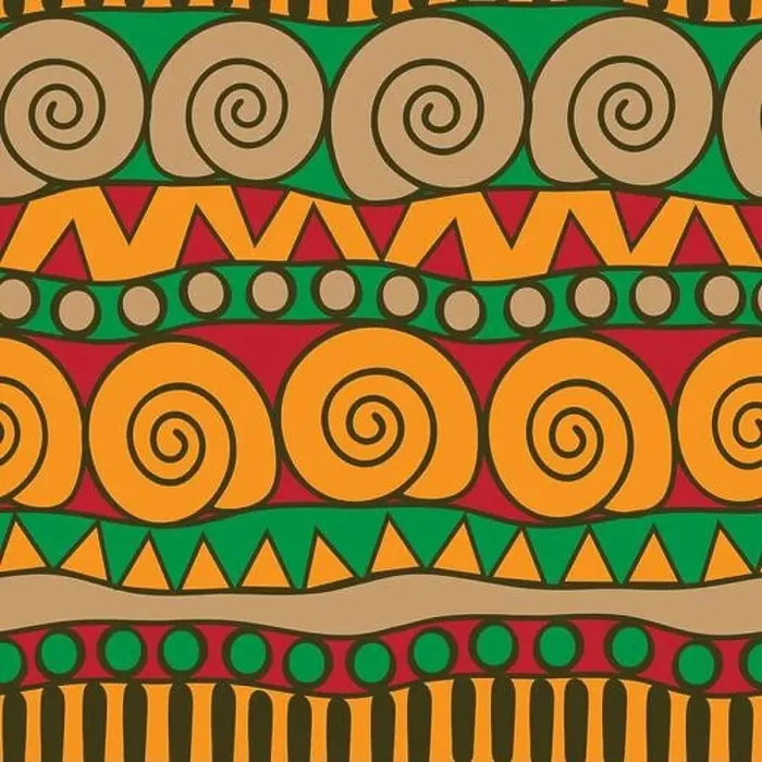 Framed Print : African Print Seamless Texture