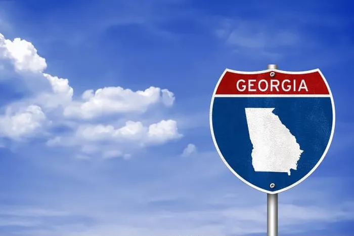 Framed Print : Georgia State Print Framed Print : Georgia State Print