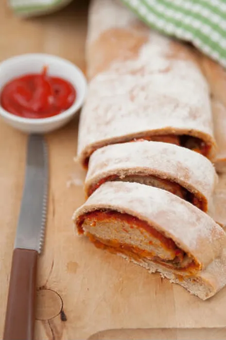 Framed Print : Stromboli Pizza Print Framed Print : Stromboli Pizza Print