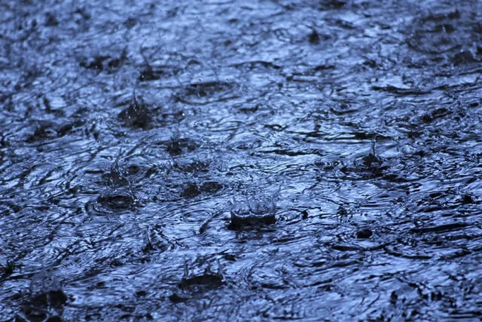 Framed Print : Summer Raindrops and Ripples Print