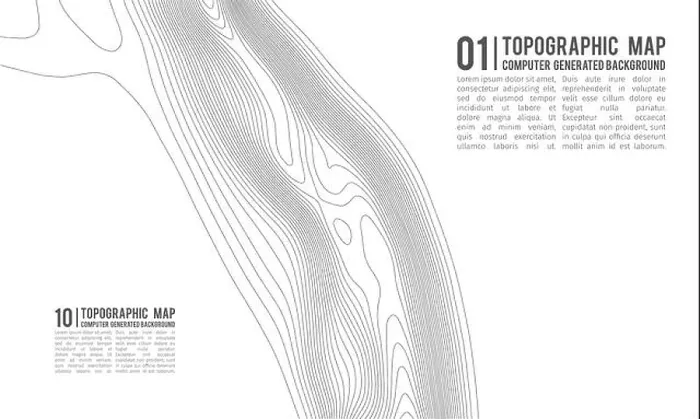 Framed Print : Topographic Map Print with Contour Background Framed Print : Topographic Map Print with Contour Background