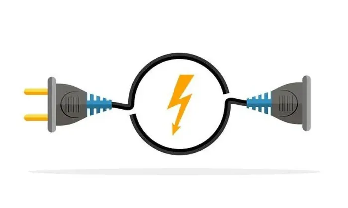 Framed Print : Wire Plug and Socket Icon Print