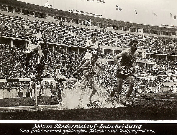 1936 Berlin Olympic Games: 3000 hurdle race
