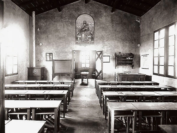 American Red Cross pavilion in Lucca: classroom