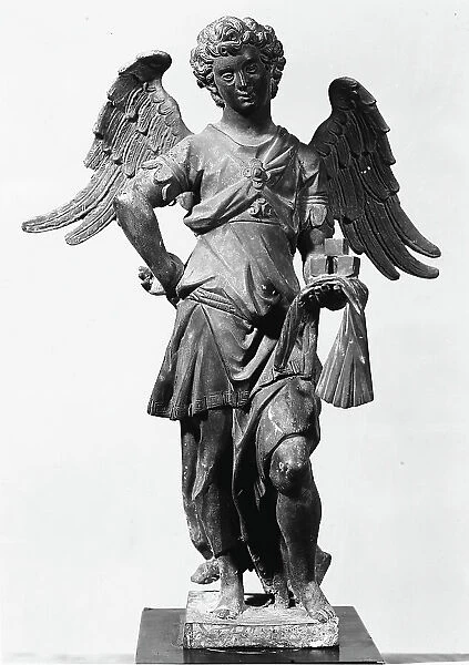 Angel, small bronze by Gerolamo Campagna from the Church of San Lorenzo, now in the Correr Museum in Venice