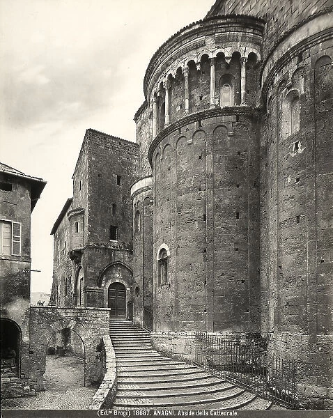 Apsidal view of the Anagni Cathedral