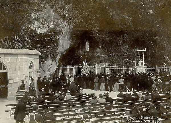 The Belgian national pilgrimage to the Grotto of Notre Dame of Lourdes