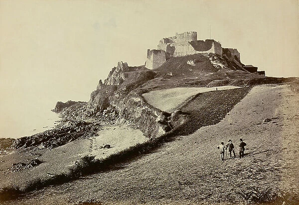 The Castle on Mount Orgueil, on Jersey Island