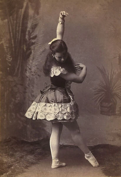 A circus ballerina