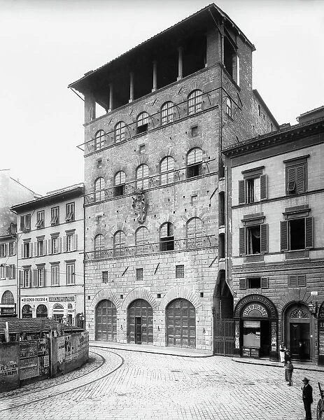 Facade of the Palace Davanzati in Florence