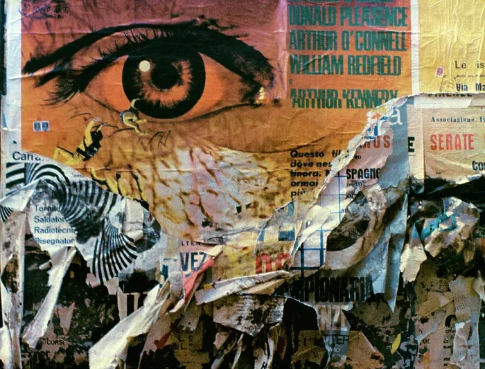 Framed Print : Torn posters, Florence