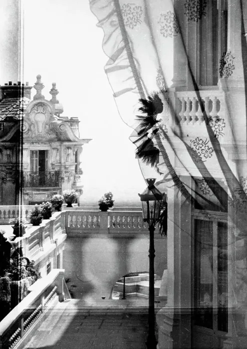 Framed Print : View from a window of Monte Carlo Framed Print : View from a window of Monte Carlo