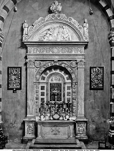 Fifteenth century altar by Antonio di Ser Ghino located in the Cathedral of Grosseto